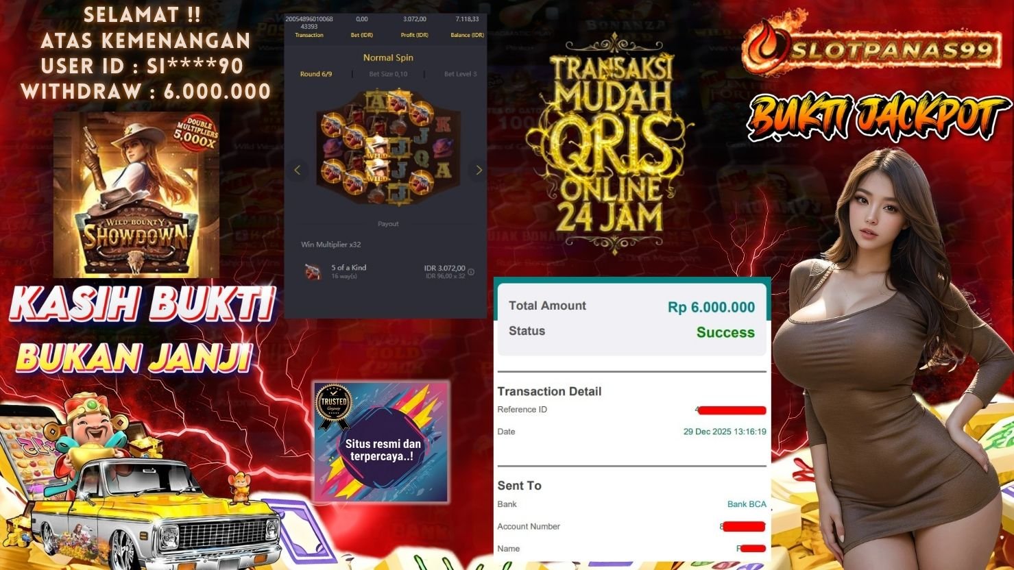 SLOTPANAS99 JACKPOT SLOT WILD BOUNTY SHOWDOWN